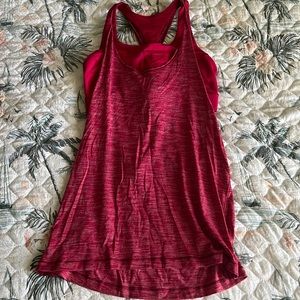 Burgundy Lululemon tank